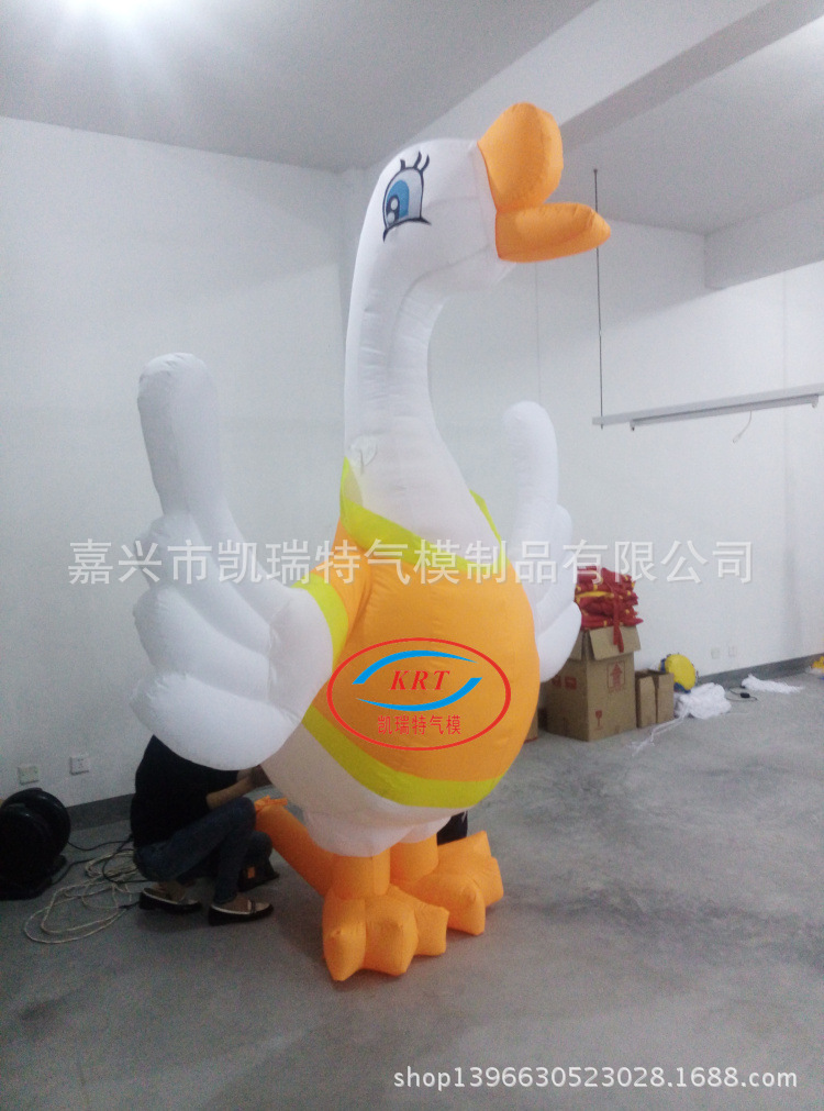 充气鹅 鹅气模 卡通气模 充气模型