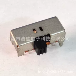卧式二档拨动开关SK42D01G5弹片 侧拨12脚4P2T 手摧制开关