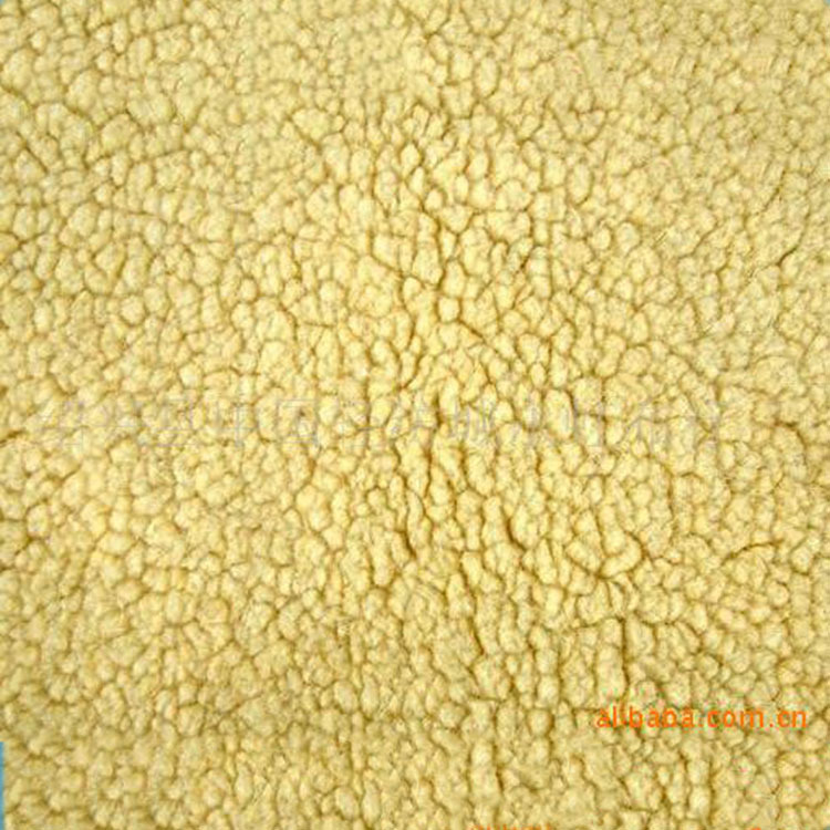 厂家供应羊羔绒   涤纬编染色羊羔绒布 柔软亲肤服装用羊羔绒布