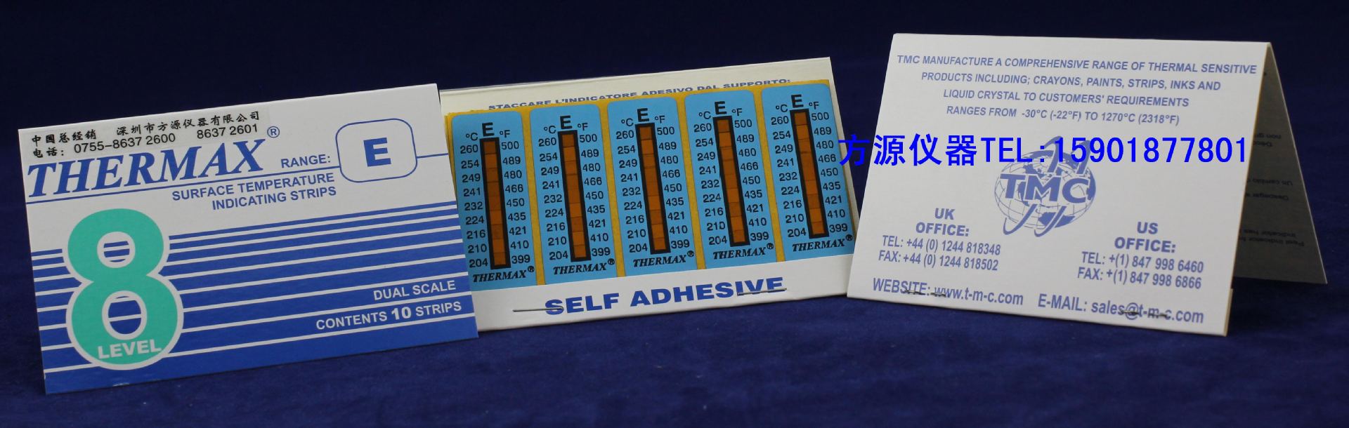 英国TMC八格 温度热敏试纸 08STHERNGD
