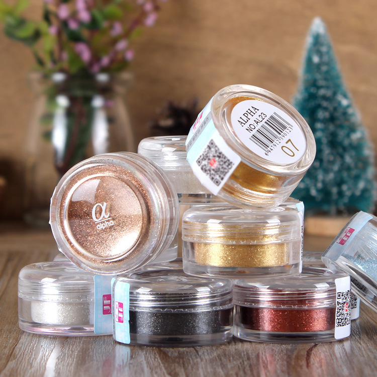 舞台表演新娘妆 跨境彩妆阿尔法单色珠光眼影粉闪粉提亮高光粉|ru