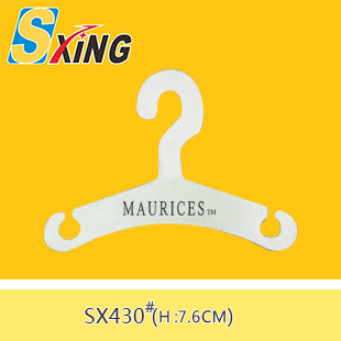 厂家批发 带孔塑料展架挂钩 透明pvc展示塑料挂钩