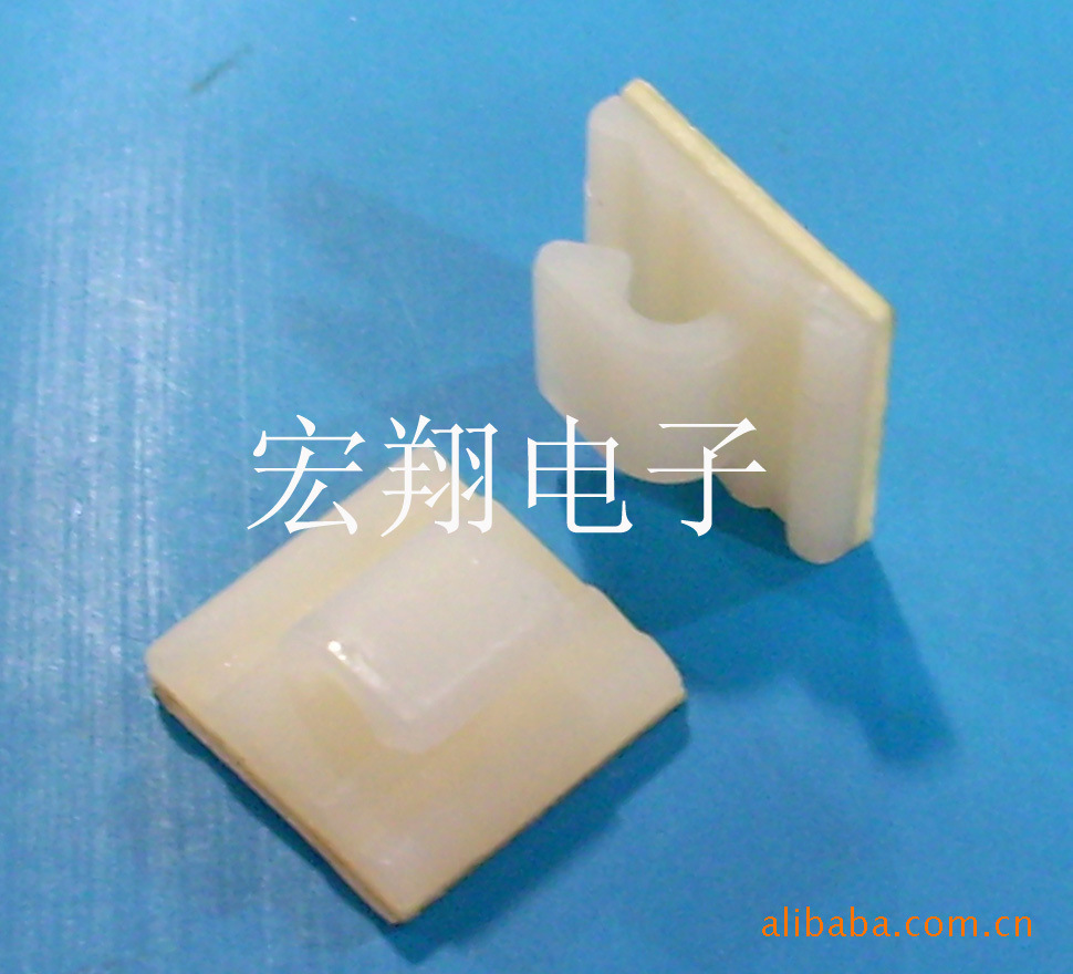 FC-2粘式电线固定夹、粘式电线固座、线夹、卡线夹