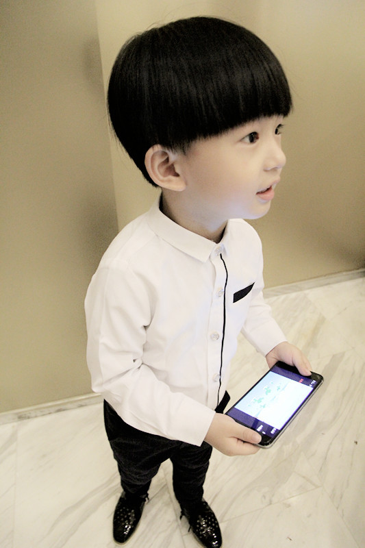 Chemise garcon à manche longue - Ref 2079505 Image 13