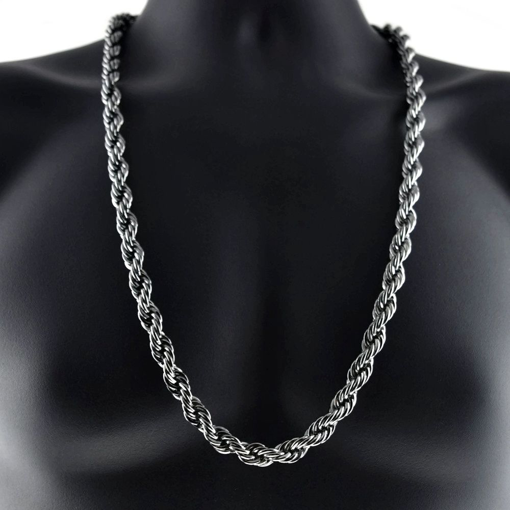 Twist Chain Necklace Metal Twist Thick Long Twist Chain Necklace display picture 5