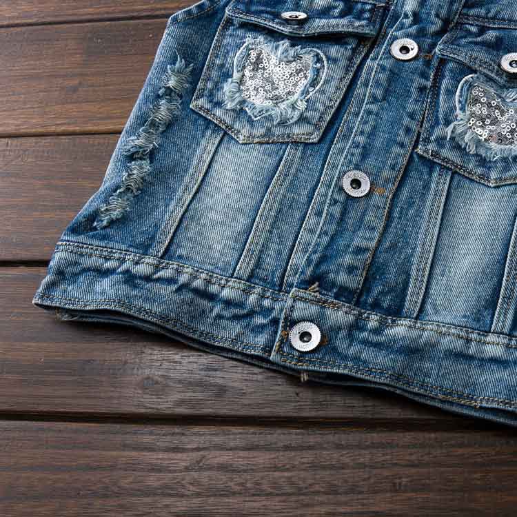 Gilet fille en toile - Ref 2071629 Image 15