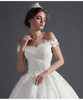 Bridal long trailing wedding dresses new Korean Style Lace