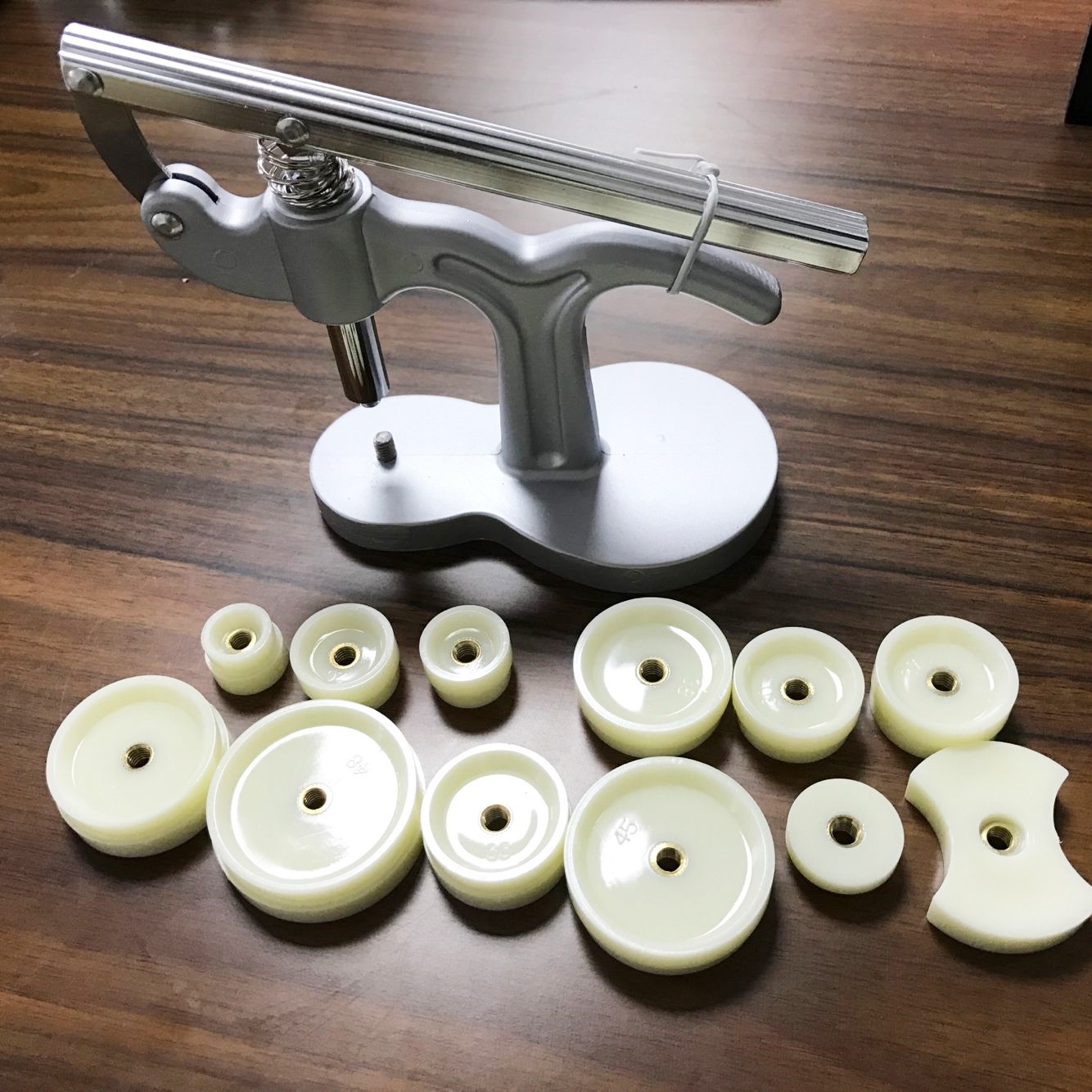 修表套装 压后盖 压表盖 手表压盖器   盖压机 换电池工具（蓝）