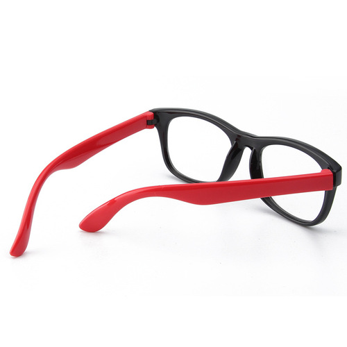 批发同款儿童眼镜框硅胶材质眼镜架复古小孩眼镜P802