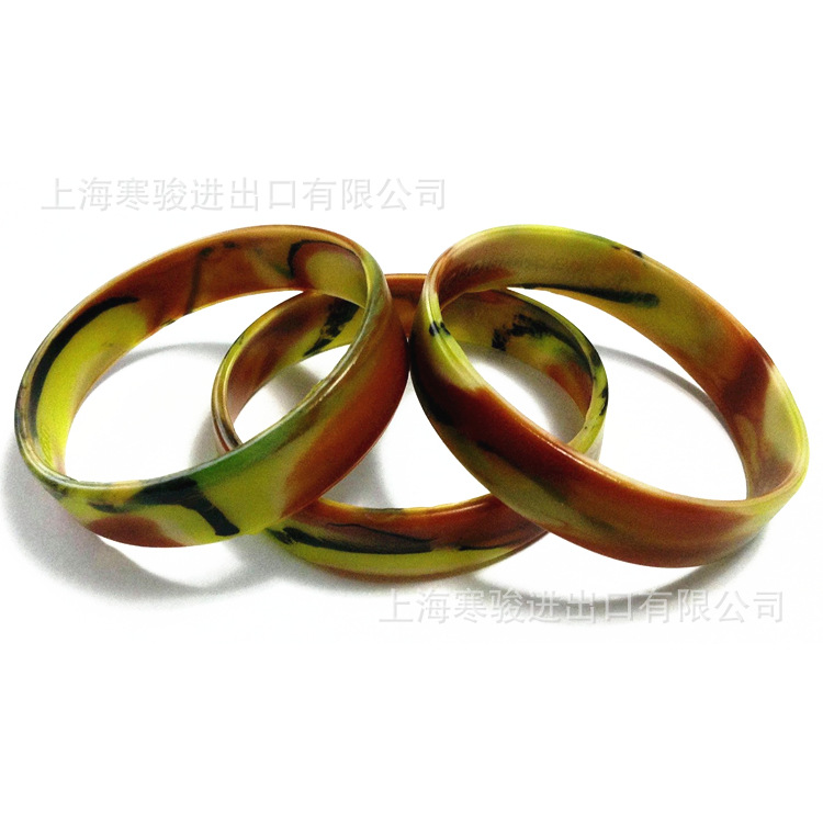 Multi Variety of Colors 硅胶手环 Forest Camo 迷彩色 手腕带