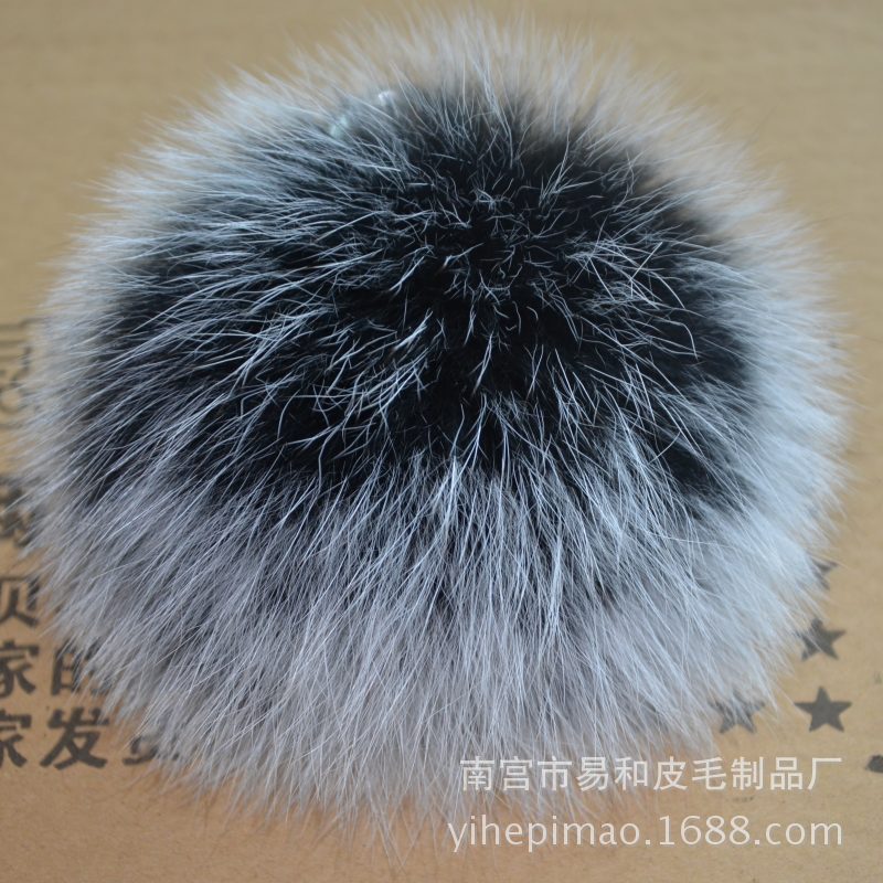 Hezi Hair ball Fox decorate Hair ball Bag Pendant Hat Mobile phone shell Hair ball Manufactor Direct selling wholesale