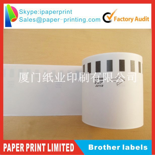 Brother 兄弟 DK-22113 标签色带 透明底黑字