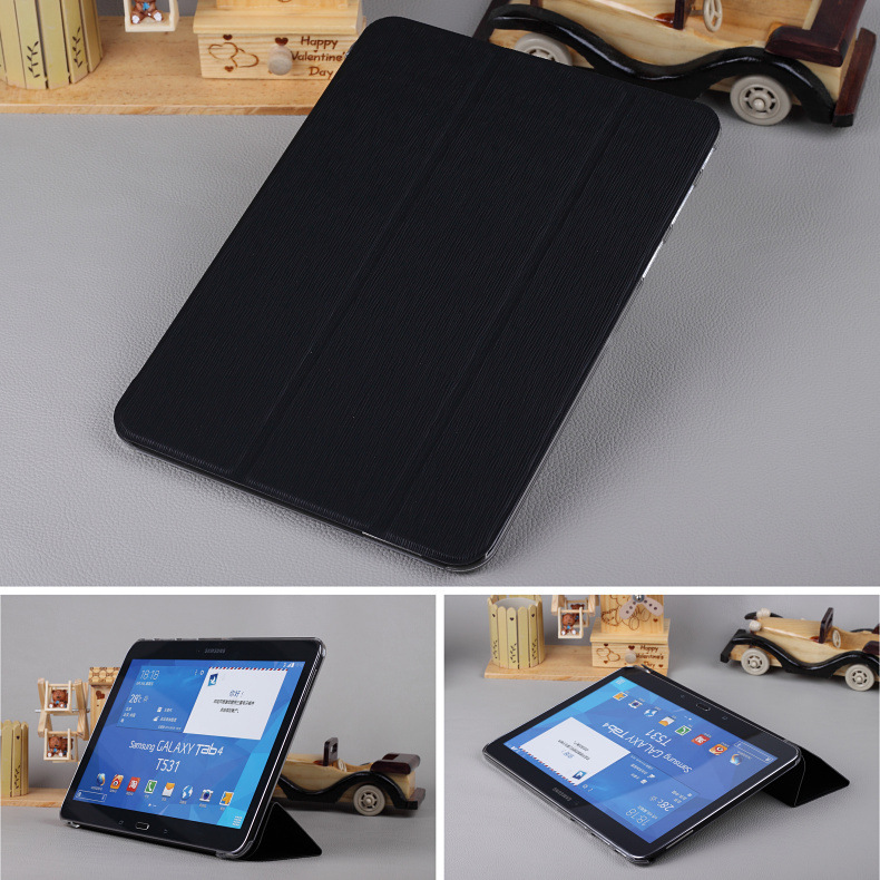 For Samsung Galaxy Tab4 T530 protective case 10.1 tri-fold toothpick pattern holder T530 protective case