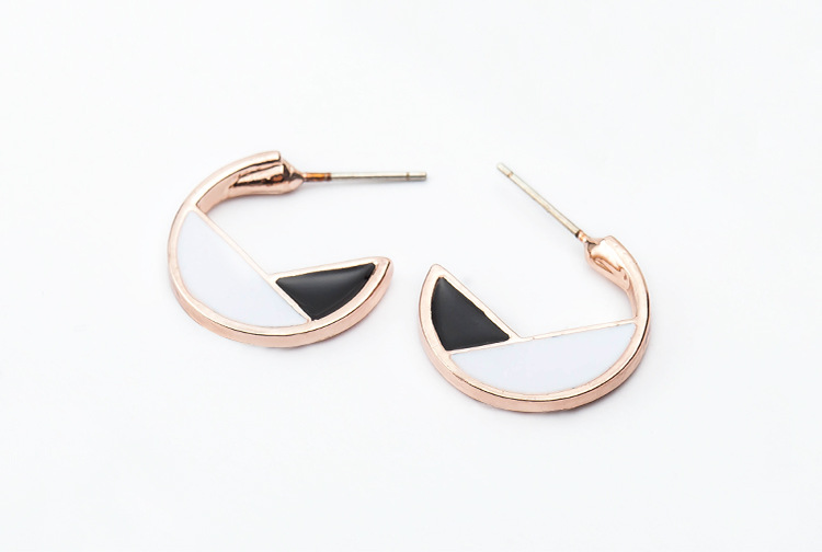 Tassel Earrings Female Personality Long Hypoallergenic Ear Needle Geometric Round Earrings display picture 1