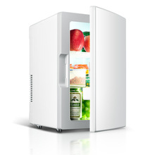 Ling tủ lạnh di động 18L ô tô kép sử dụng điện tử sưởi ấm và làm mát hộp sinh viên Tủ lạnh mini Tủ lạnh ô tô