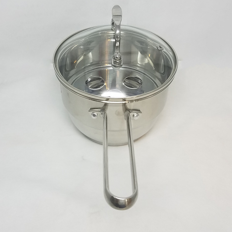 厂家直销不锈钢无磁奶锅家用煮面锅宝宝辅食锅单柄奶锅礼品锅详情图4