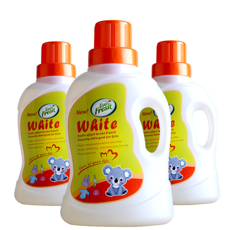 wholesale Imported Fluorescent agents baby Washing liquid bottled 1L children baby Dedicated Underwear Cleaning agent On behalf of