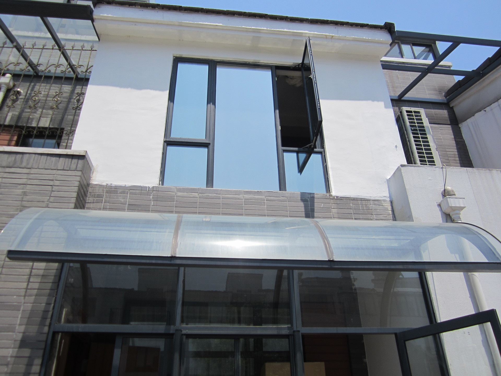 建筑玻璃隔热膜铂色铂银单向透视 防紫外线隔uv光遮阳窗户贴膜|ru