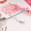 Hotel supplies 1010 Main fork fruit dessert fork Western restaurant stainless steel tableware fork fixed LOGO