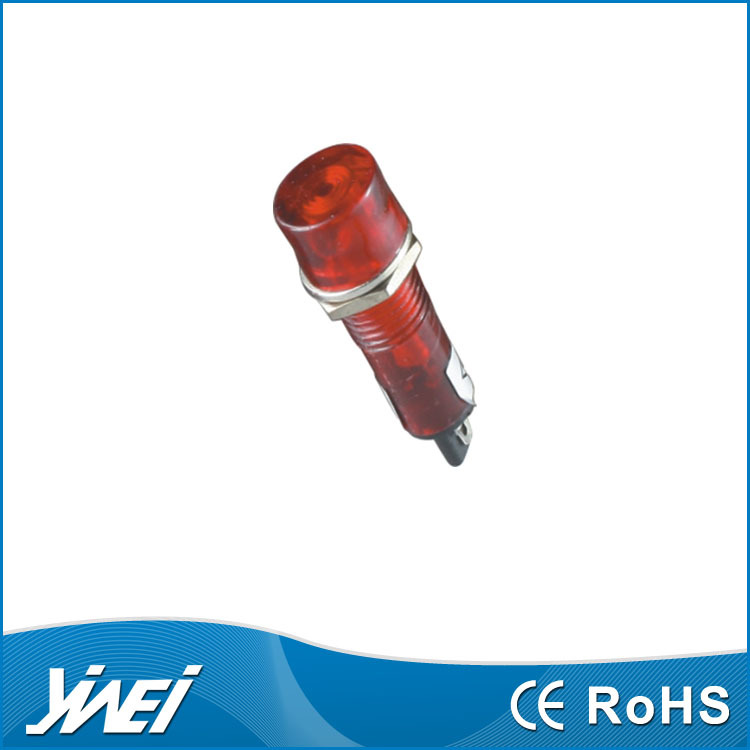 安装孔直径10mm红色黄色绿色蓝色指示灯1W信号灯 YW5-202