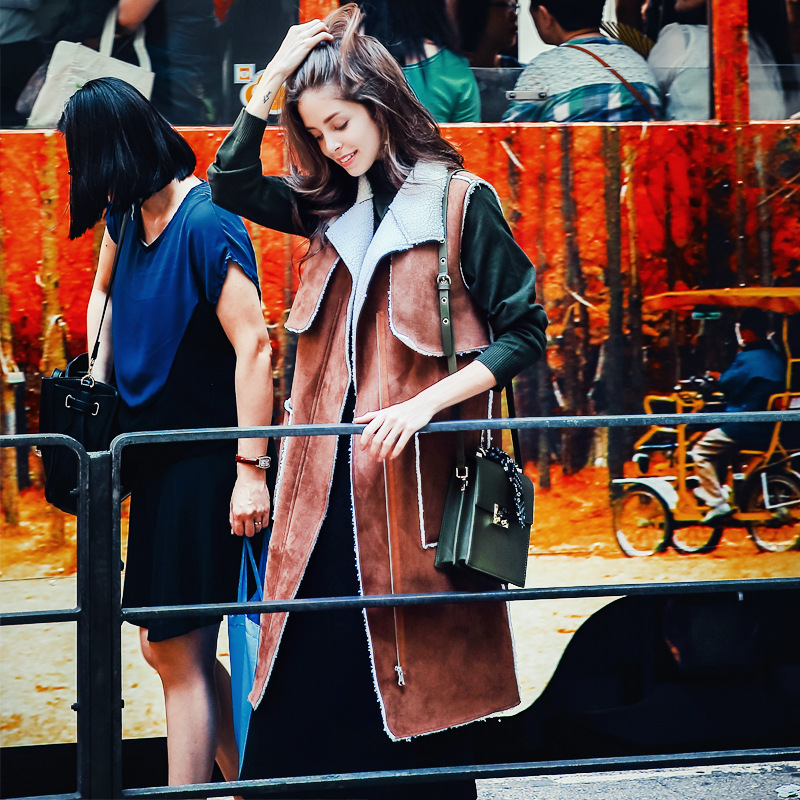 Gilet femme MOFFI en Match de fourrure - Ref 3318308 Image 3