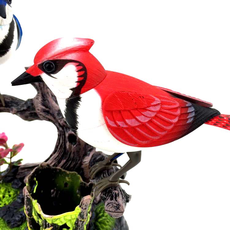 Pájaros de Juguete con Control de Voz Modelo 513 de Plástico Interactivo