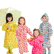 HAPPYFUN薄款卡通印花幼儿童学生雨衣雨披雨具