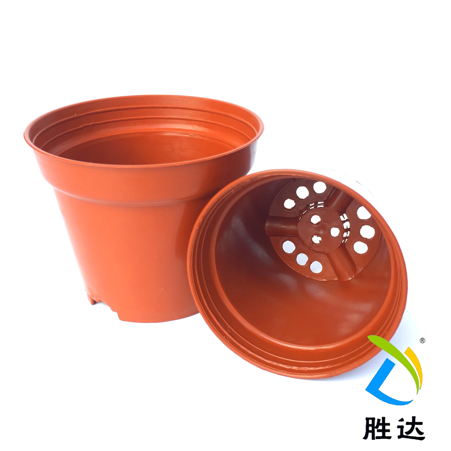 Straight edge flowerpot F170 Poinsettia Flamingo Dedicated Flower pot Net bottom flowerpot direct deal Shengda flowerpot