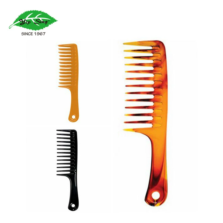 Завод прямых продаж промышленности до бренда большой зуб пластиковый гребень волос шампунь гребень вьющиеся волосы гребень