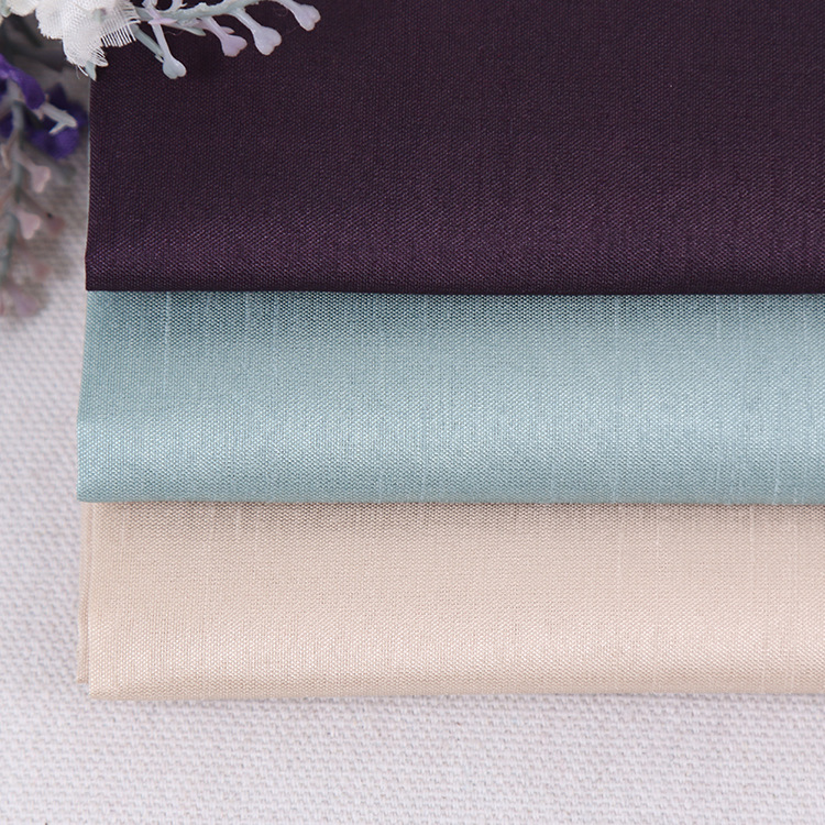 柯桥 厂家供应 75*150平纹竹节布 多色供应竹节麻服装面料