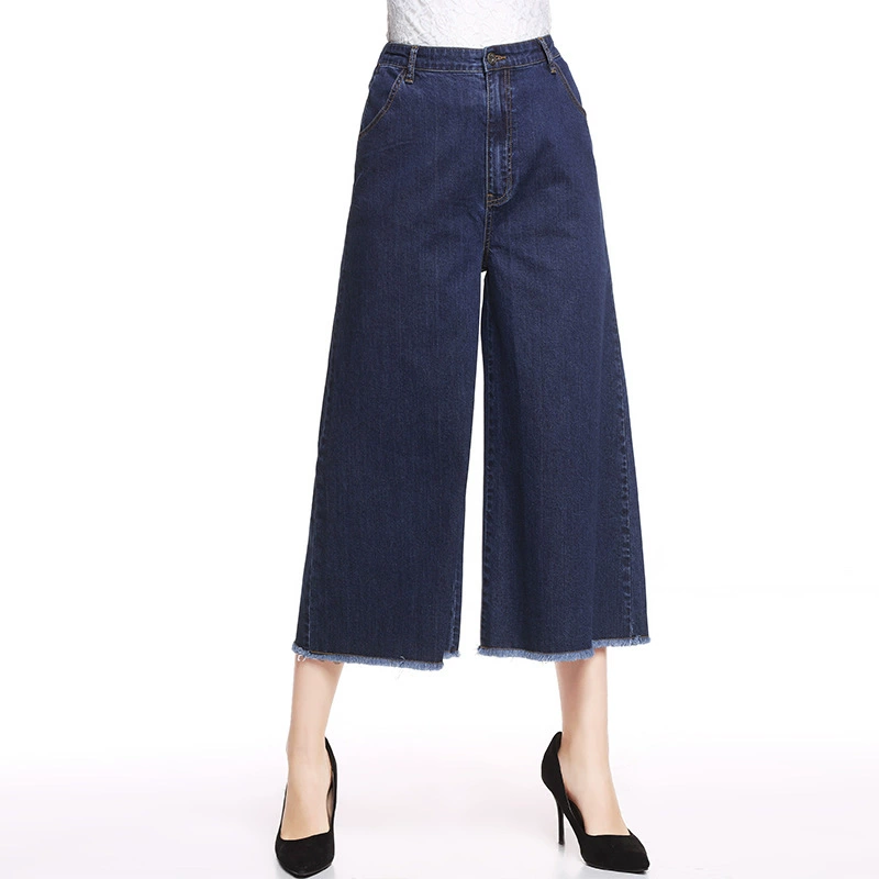 (Cross-border trading), denim extra large trousers, plus size