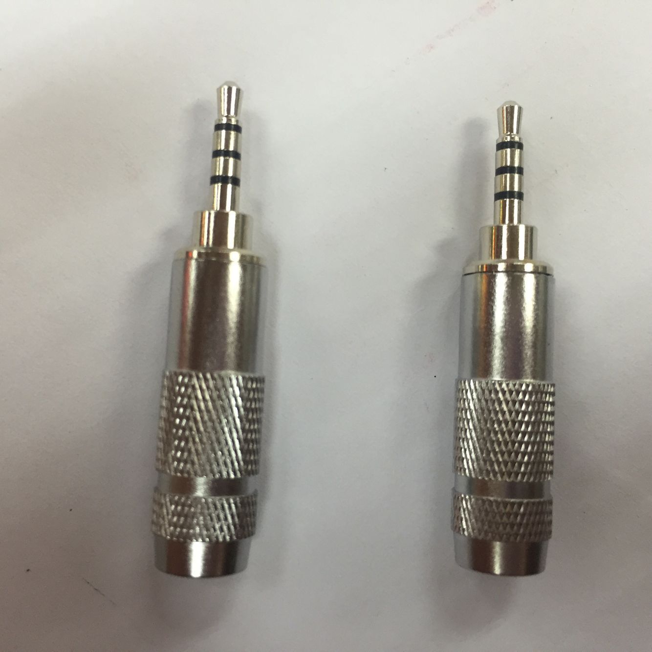 欧雅德2.5四节镀铑插头/镀铑2.5四级耳机插头/2.5四节音插头