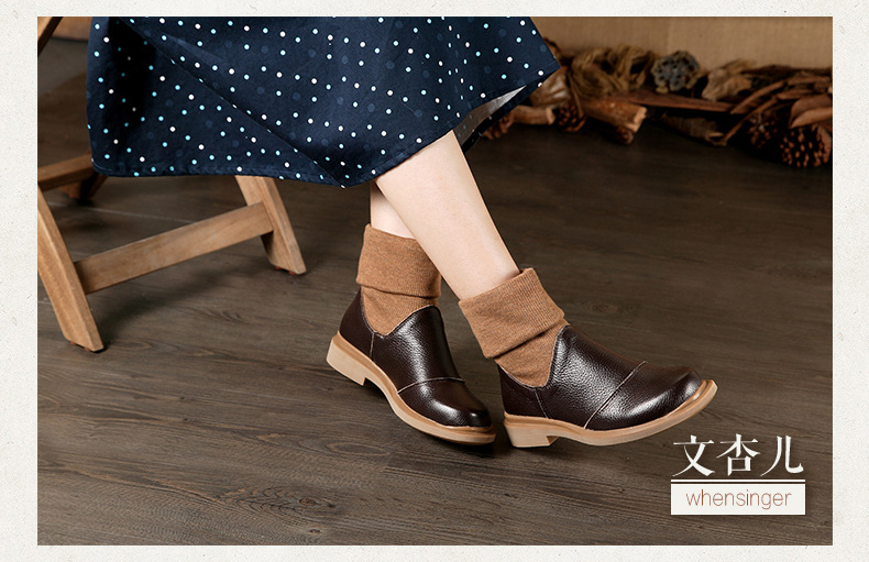 Bottes femme WEN XINER en En cuir - Ref 3355544 Image 49