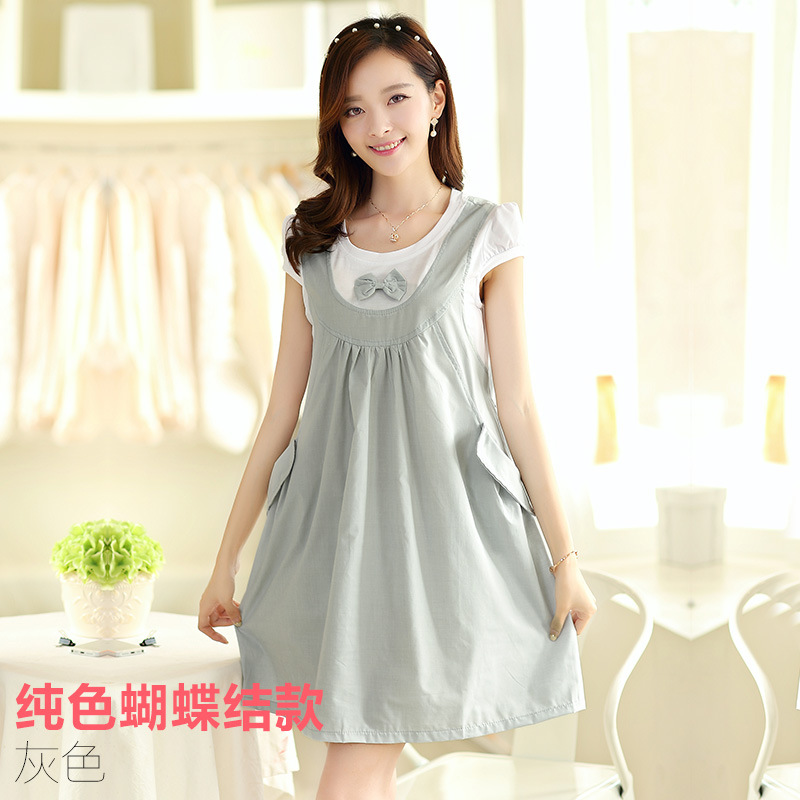 0980（纯色蝴蝶结款）灰色