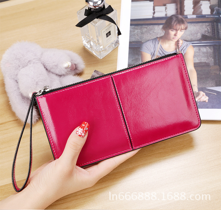 New ladies long wallet female zipper wal...