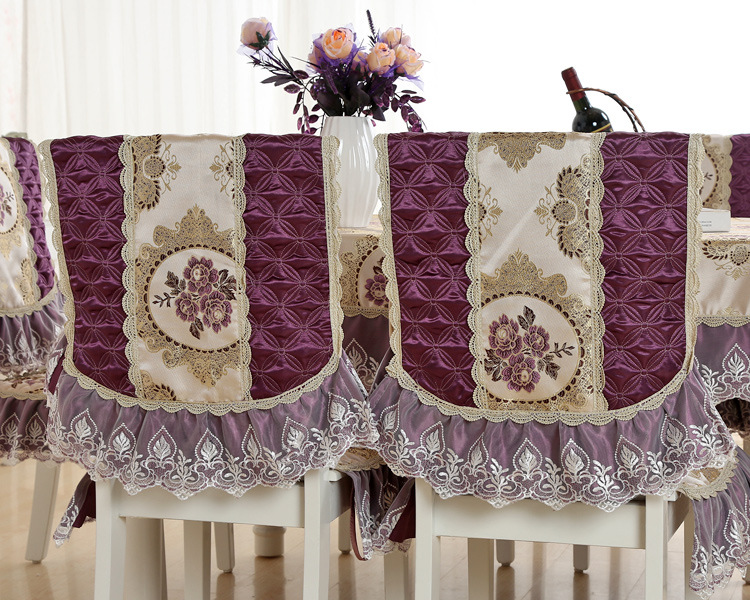 中式镜中花紫椅垫3