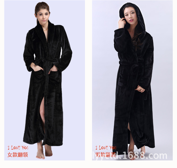 Peignoir flanelle longue - Ref 590921 Image 10