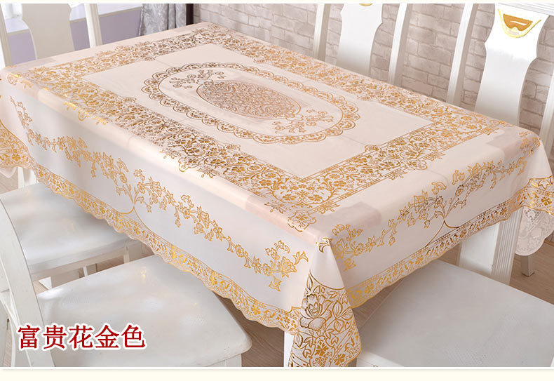 富贵花烫金桌布_07