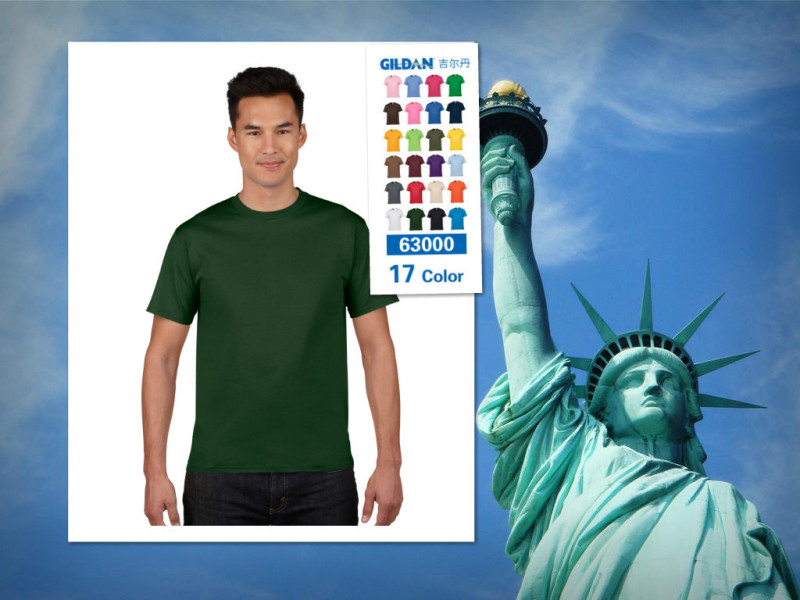 gildan gildan 63000 Jidan short sleeve men's solid color blank round neck cultural advertising shirt wholesale gildan gildan 63000 Jidan short sleeve men's solid color blank round neck cultural advertising shirt wholesale