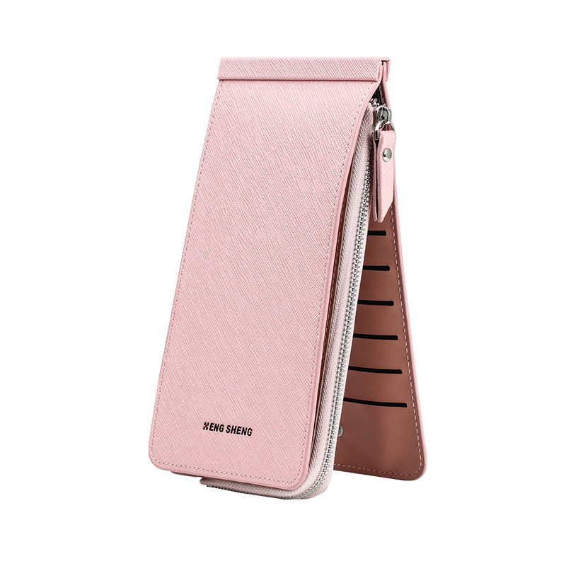 Women's Wallet Wallet Long Zipper Wholesale Woman Wallet Card Bag European and American Style Mobile Phone Bag Men's Handbag