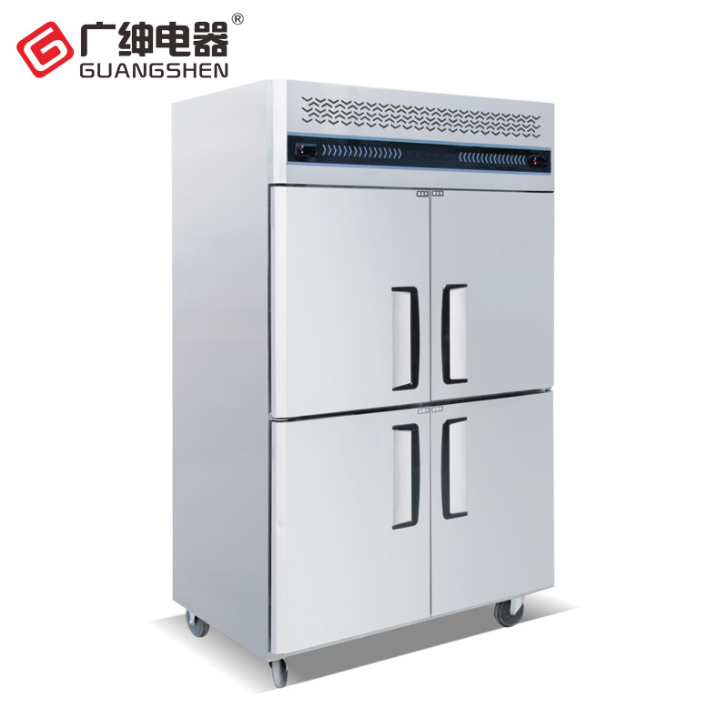 GB1.0L4ST全国联保 广绅四门双温全铜商用冷柜广绅电器冰箱