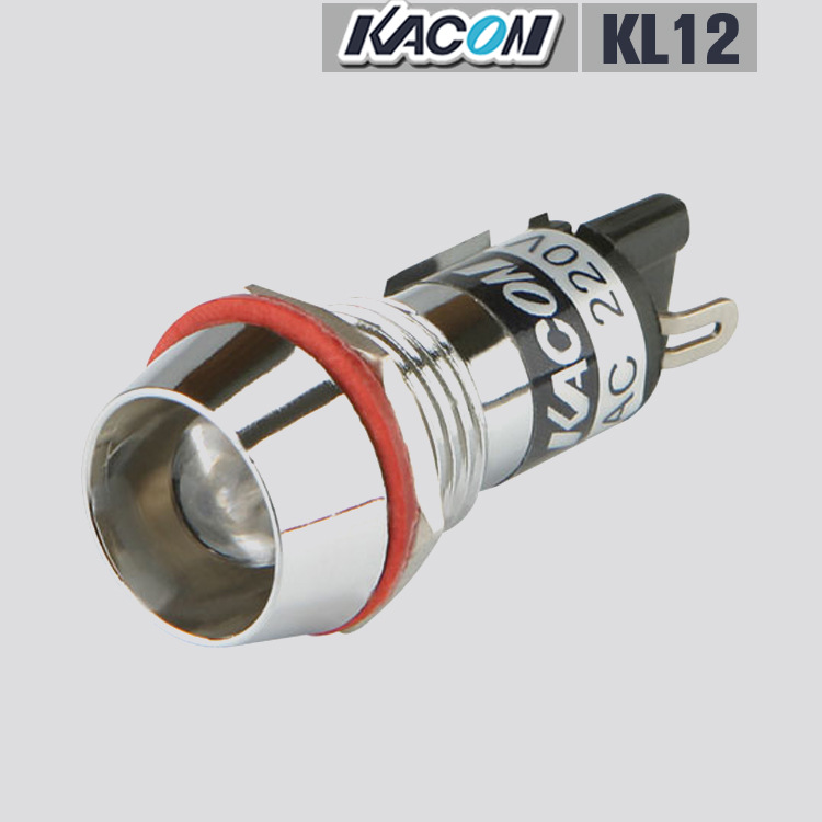 凯昆金属壳LED指示灯KL12&Phi;信号灯—高品质12mm LED指示灯 – kacon