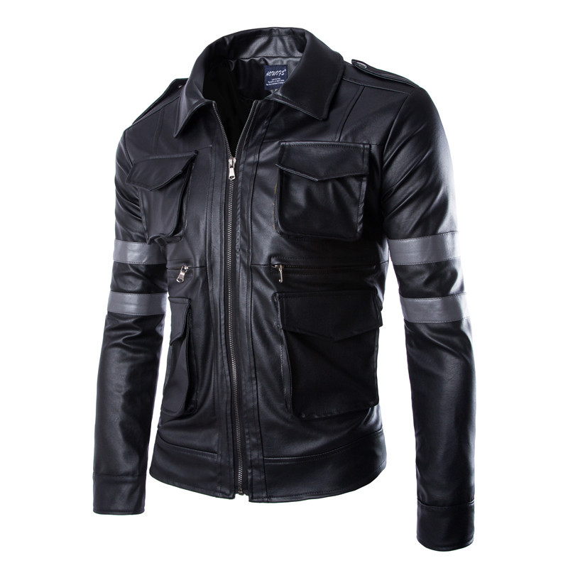 Veste en cuir homme - Ref 3443705 Image 4