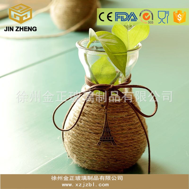 风信子专用瓶 水培水生植物花卉花盆 大口插花玻璃瓶