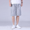 Middle and old age shorts man Five point pants summer leisure time shorts Add fertilizer Large middle age man