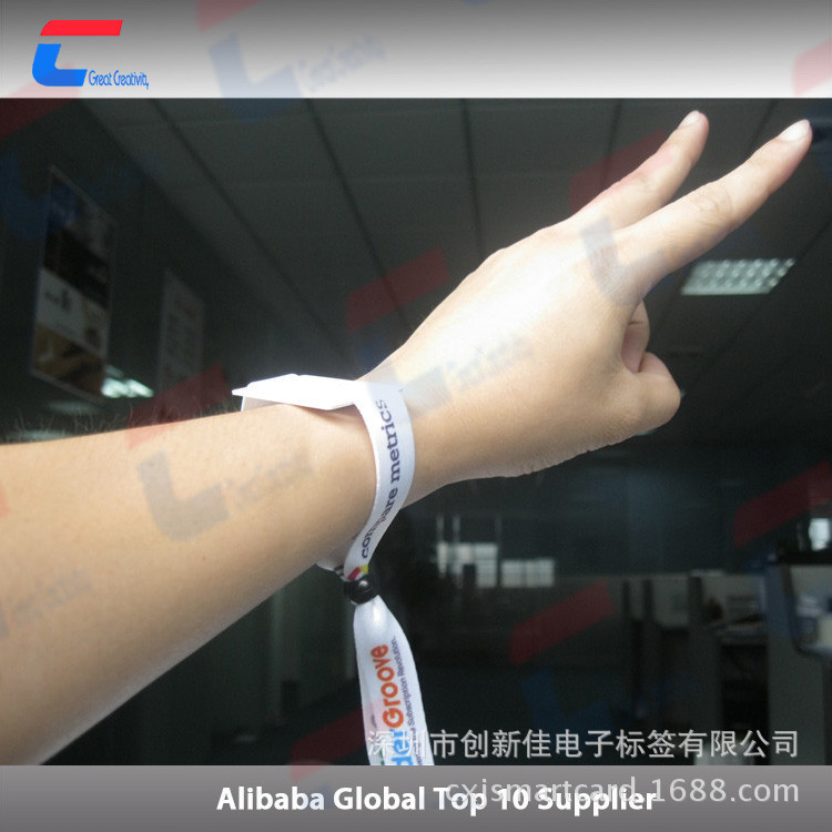 RFID编织腕带卡,感应织带腕带卡, 异形智能卡,I CODE SLIX芯片