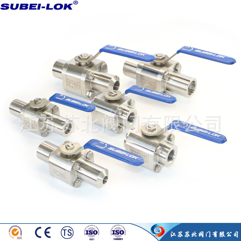 供应美标三片式管线锻造球阀高压 美标不锈钢高压焊接球阀