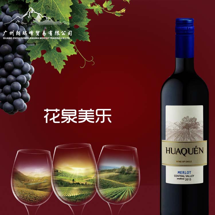 【智利花泉美乐葡萄酒】价格,厂家,葡萄酒、香