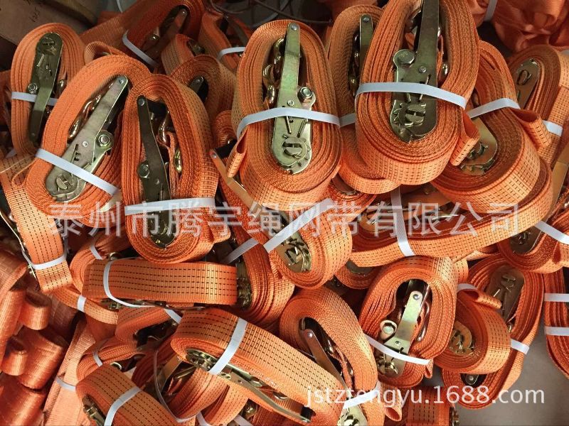 汽车捆绑带拉紧器5CM8M10M 货物拉紧器5吨 收紧器5T 固紧器50MM