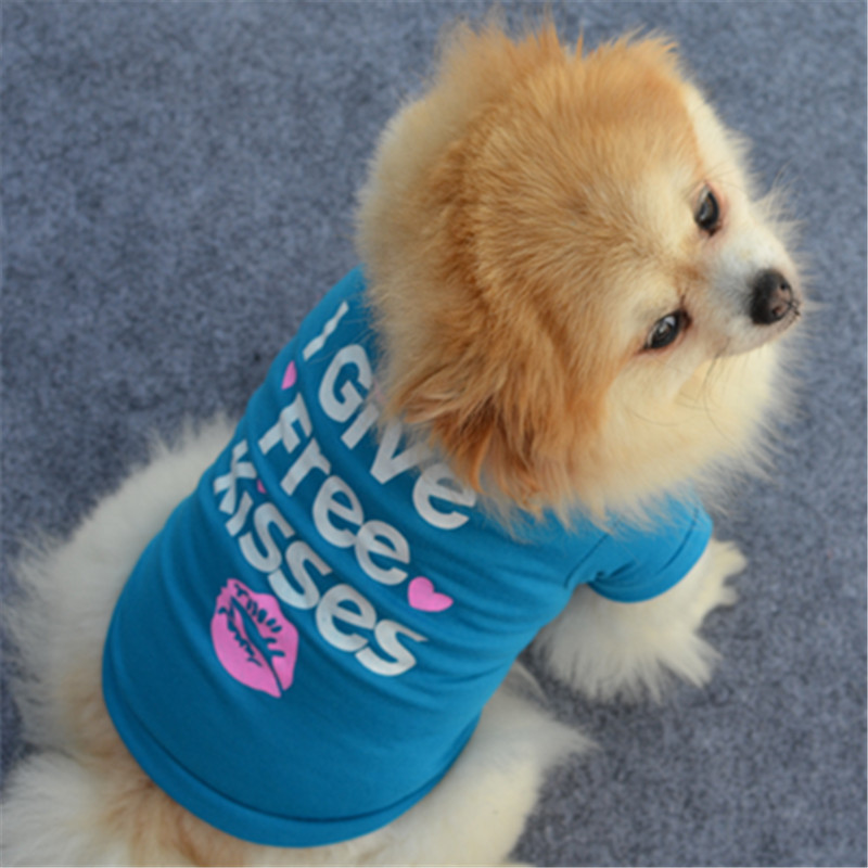 Factory Direct Sales Puppy Clothes Spring And Summer Short Sleeved T-shirt display picture 5